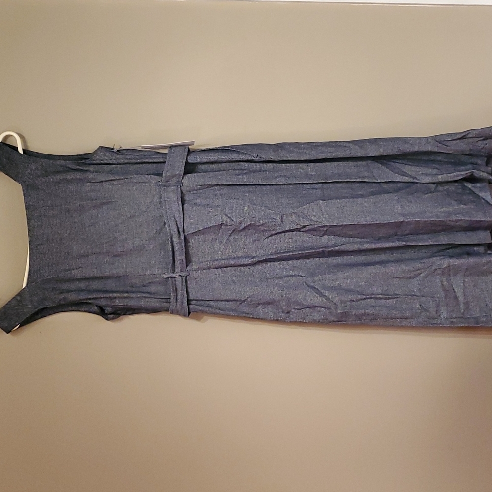 Liz Claiborne navy aline dress - Picture 7 of 7